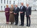 Anke Rehlinger, Frank-Walter Steinmeier, Friedrich Merz, Julia Klöckner